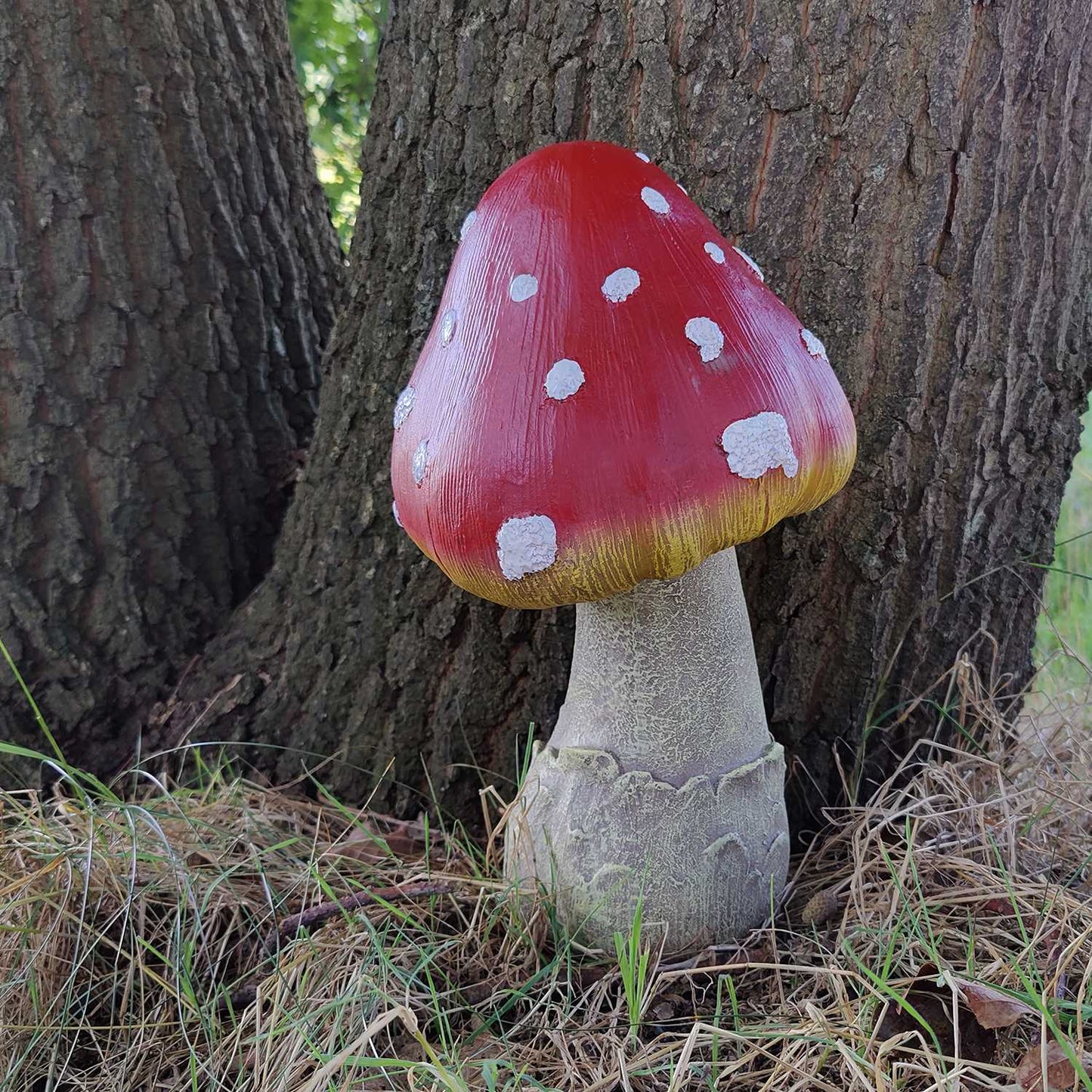 Fliegenpilz 35 cm Dekopilze Pilzfiguren Deko Fliegenpilz - Qualitäts-Dekofigur