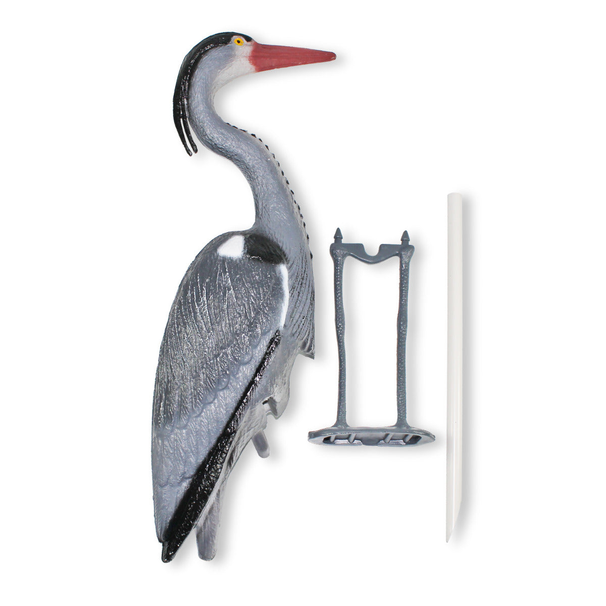 Reiherschreck Fischreiher Figur Garten Fischreiherschreck Reiherabwehr - Qualitäts-Dekofigur