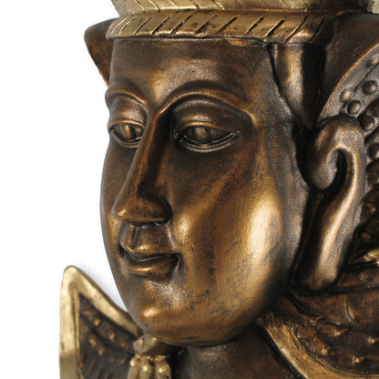 Statue Buddha groß Tempelwächter betend Thai Buddha Skulptur Buddha gold