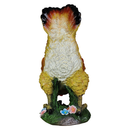 Großes Deko Huhn und Henne – lebensechte Gartenfigur, 55 cm