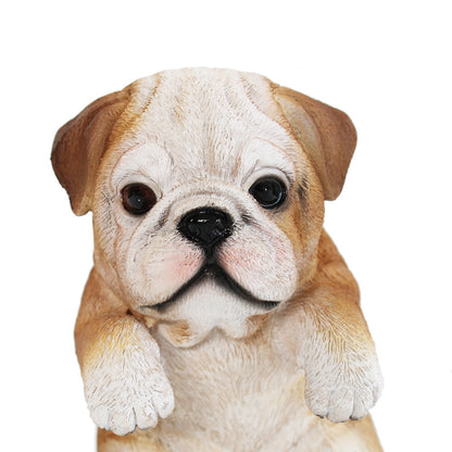 Hunde Figur Bulldogge Figur zum Hängen Hunde Deko lustige Hundefigur