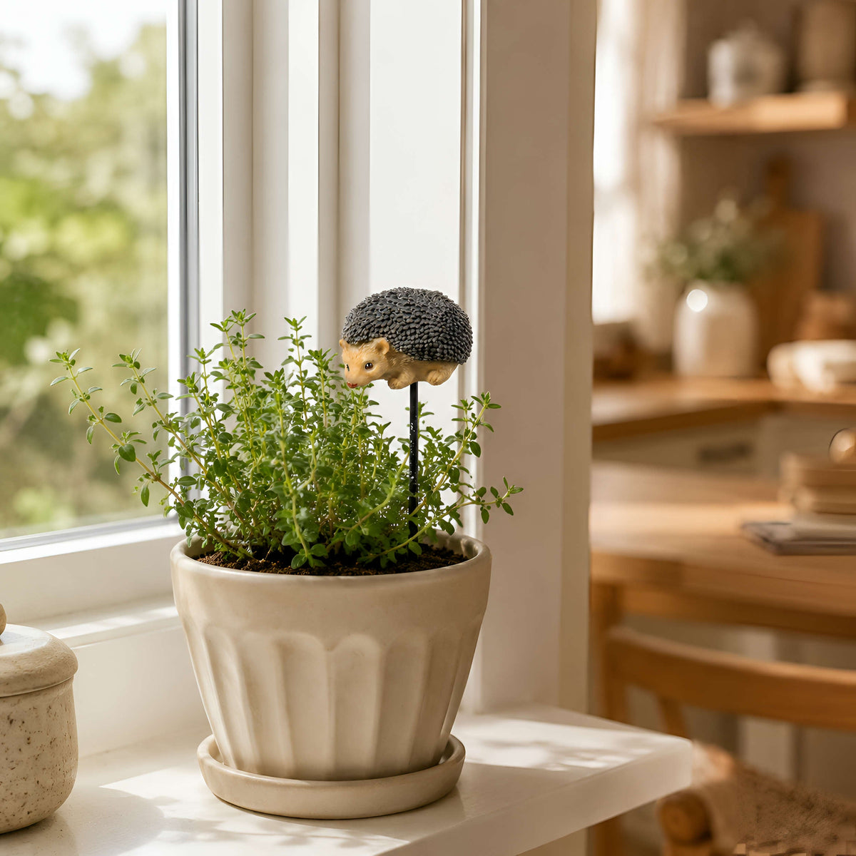 Tierische Blumenstecker & Gartenstecker für Beet und Blumentopf, 6 Motive