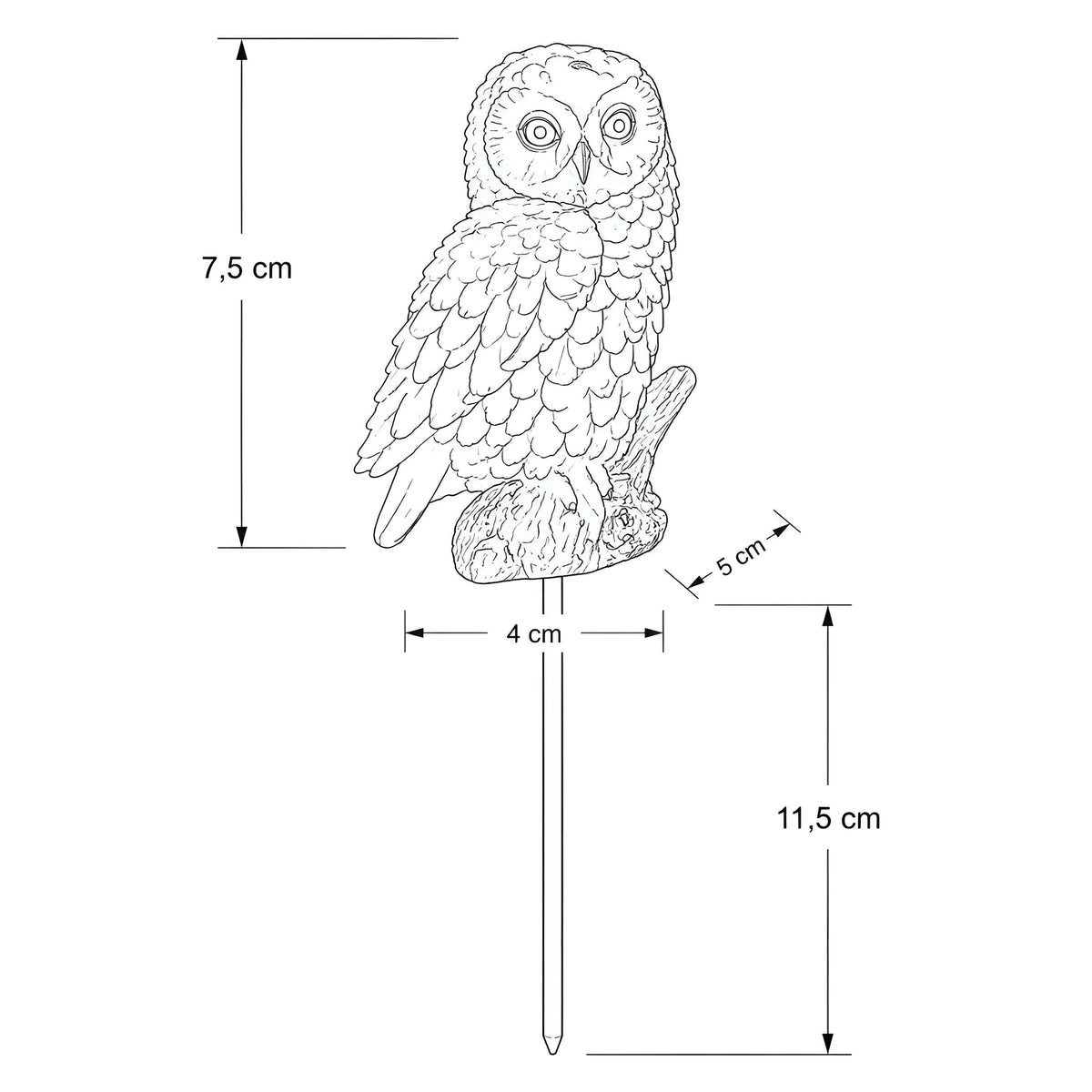 Tierische Blumenstecker & Gartenstecker für Beet und Blumentopf, 6 Motive