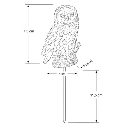 Tierische Blumenstecker & Gartenstecker für Beet und Blumentopf, 6 Motive