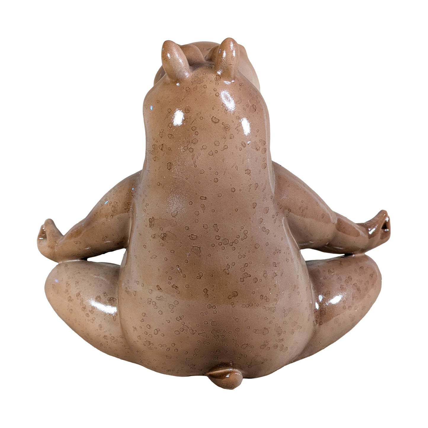 Yoga Nilpferd Dekofigur – glänzende Deko Figur in 2 Posen