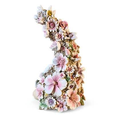 Romantisches Blumenkind – Dekofigur für den Garten in 2 Größen