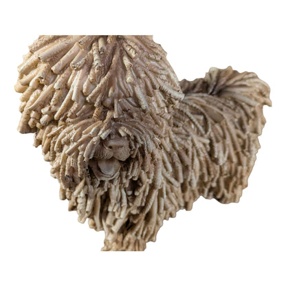Hundefigur in Treibholzoptik – naturgetreue Dekofigur