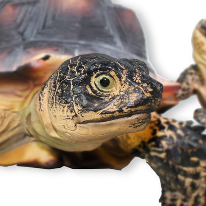 Schildkröten Figuren 2er Set  Deko Schildkröte Gartendeko Schildkröte Dekofigur
