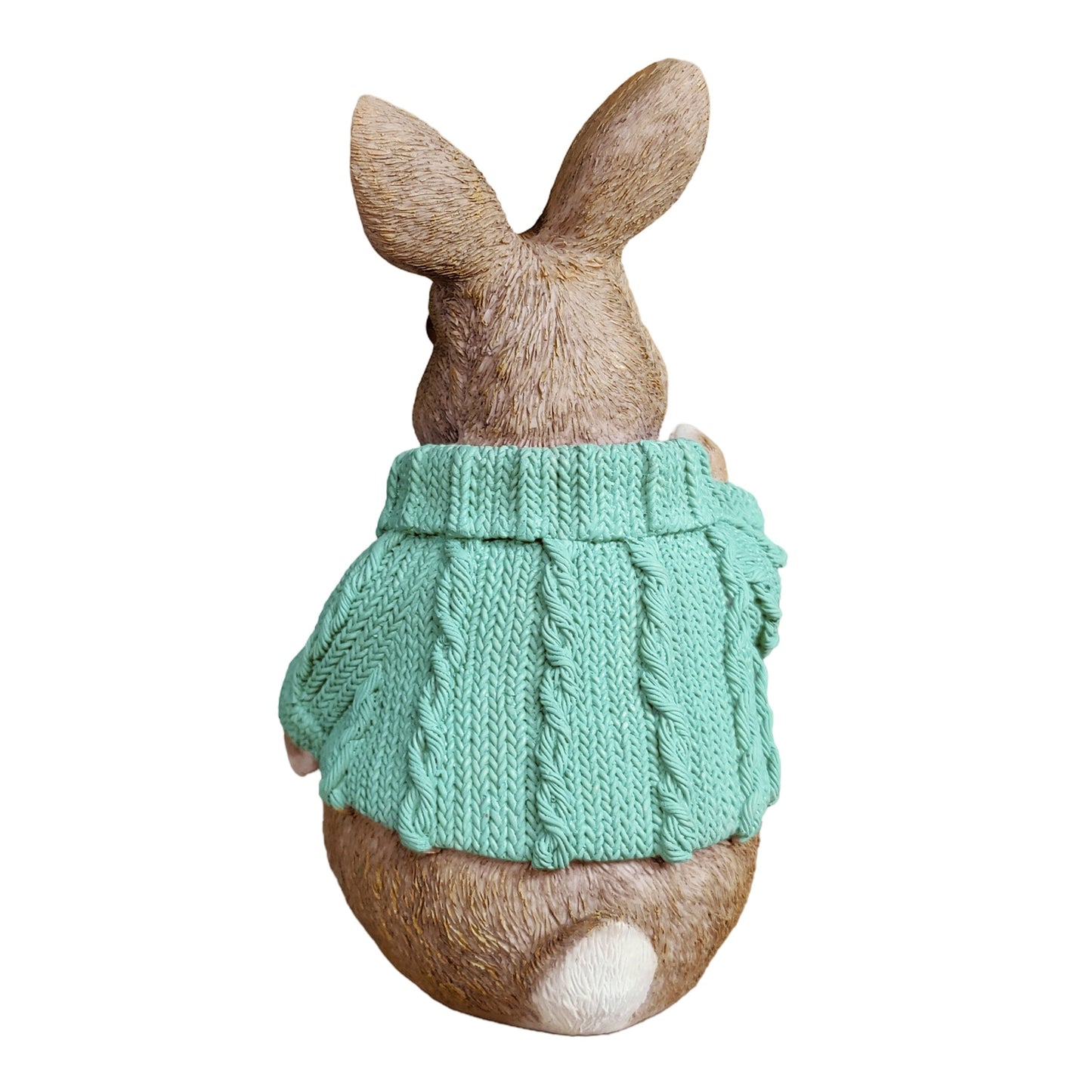 Deko Hase im Pullover als Deko Osterhase - Hasenfigur sitzend für Osterdeko oder Gartenfigur Hase in verschiedenen Farben