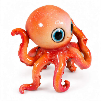 Maritime Oktopus-Deko GlossiBande Oktopus Dekofigur, glänzende Krake in 2 Größen
