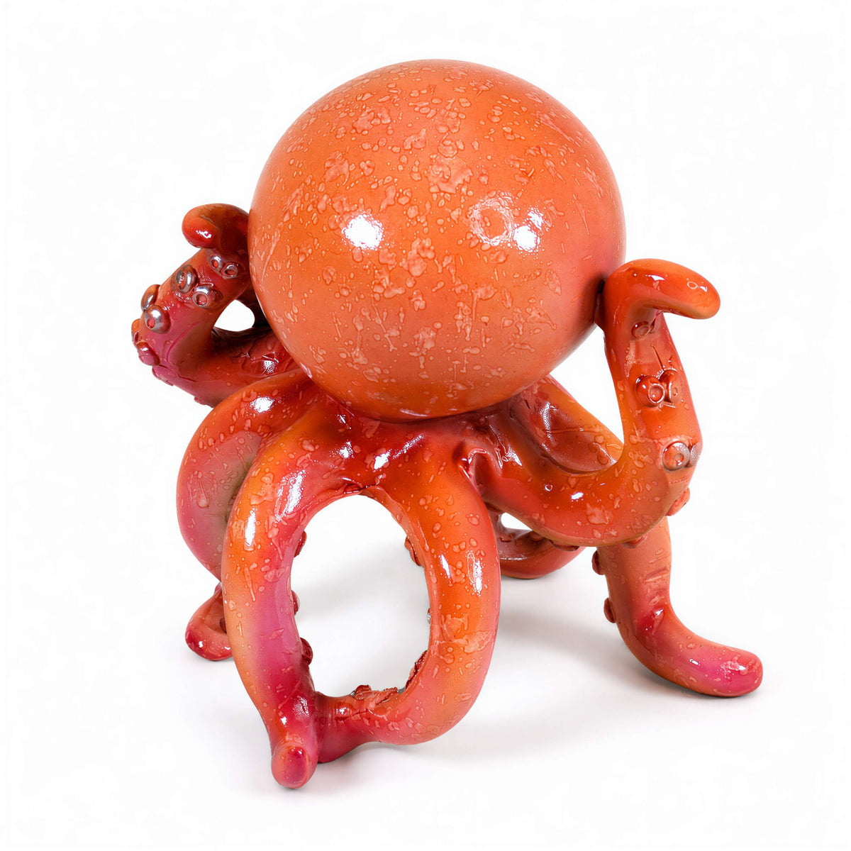 Maritime Oktopus-Deko GlossiBande Oktopus Dekofigur, glänzende Krake in 2 Größen