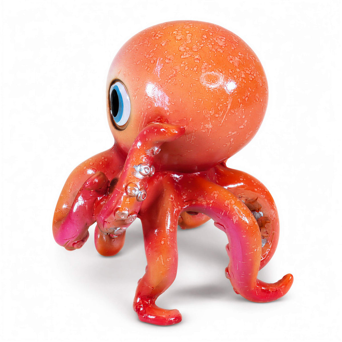 Maritime Oktopus-Deko GlossiBande Oktopus Dekofigur, glänzende Krake in 2 Größen