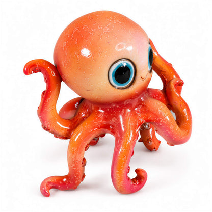 Maritime Oktopus-Deko GlossiBande Oktopus Dekofigur, glänzende Krake in 2 Größen