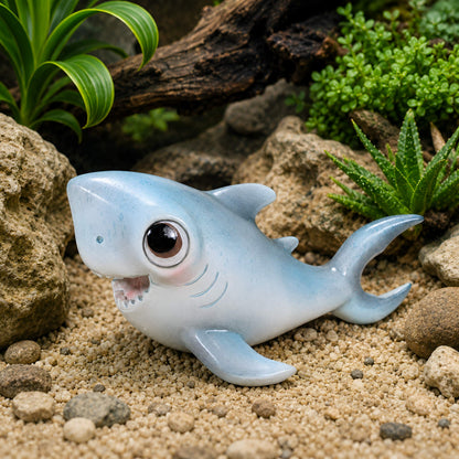 Glänzende Hai GlossiBande Dekofigur, maritime Tierfigur Baby & Groß