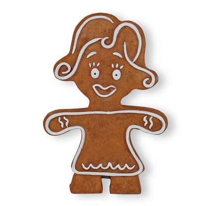 Lebkuchenfrau Weihnachts Tischdeko Weihnachtsfiguren mittel Lebkuchen Deko - Premium Dekoration