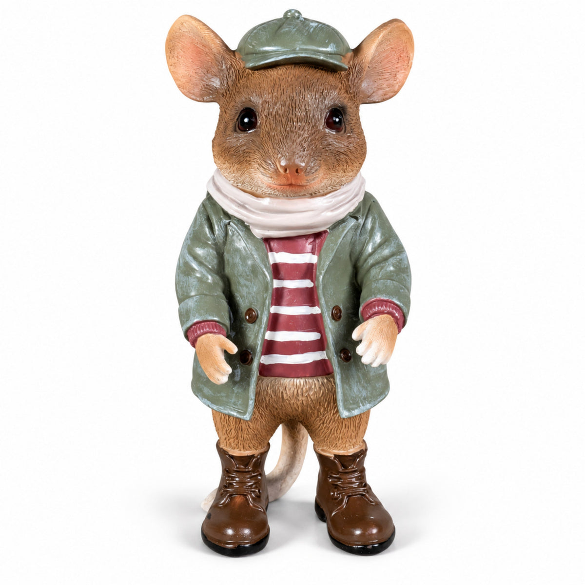 3 Motiven Weihnachtsmäuse Figuren aus Polyresin – Tischdeko, Winterdeko