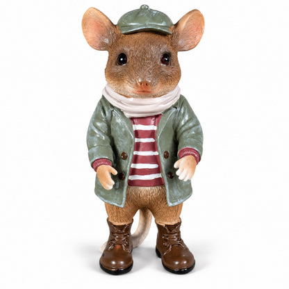 3 Motiven Weihnachtsmäuse Figuren aus Polyresin – Tischdeko, Winterdeko