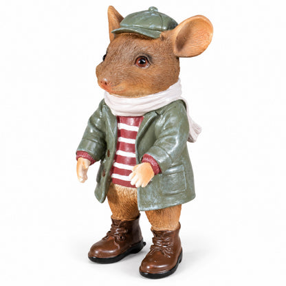 3 Motiven Weihnachtsmäuse Figuren aus Polyresin – Tischdeko, Winterdeko