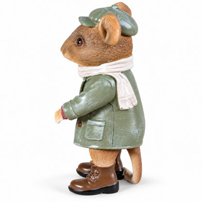 3 Motiven Weihnachtsmäuse Figuren aus Polyresin – Tischdeko, Winterdeko