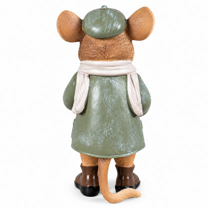 3 Motiven Weihnachtsmäuse Figuren aus Polyresin – Tischdeko, Winterdeko