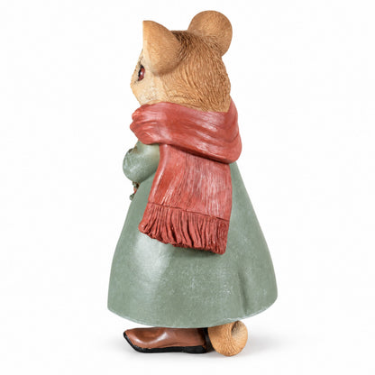 3 Motiven Weihnachtsmäuse Figuren aus Polyresin – Tischdeko, Winterdeko