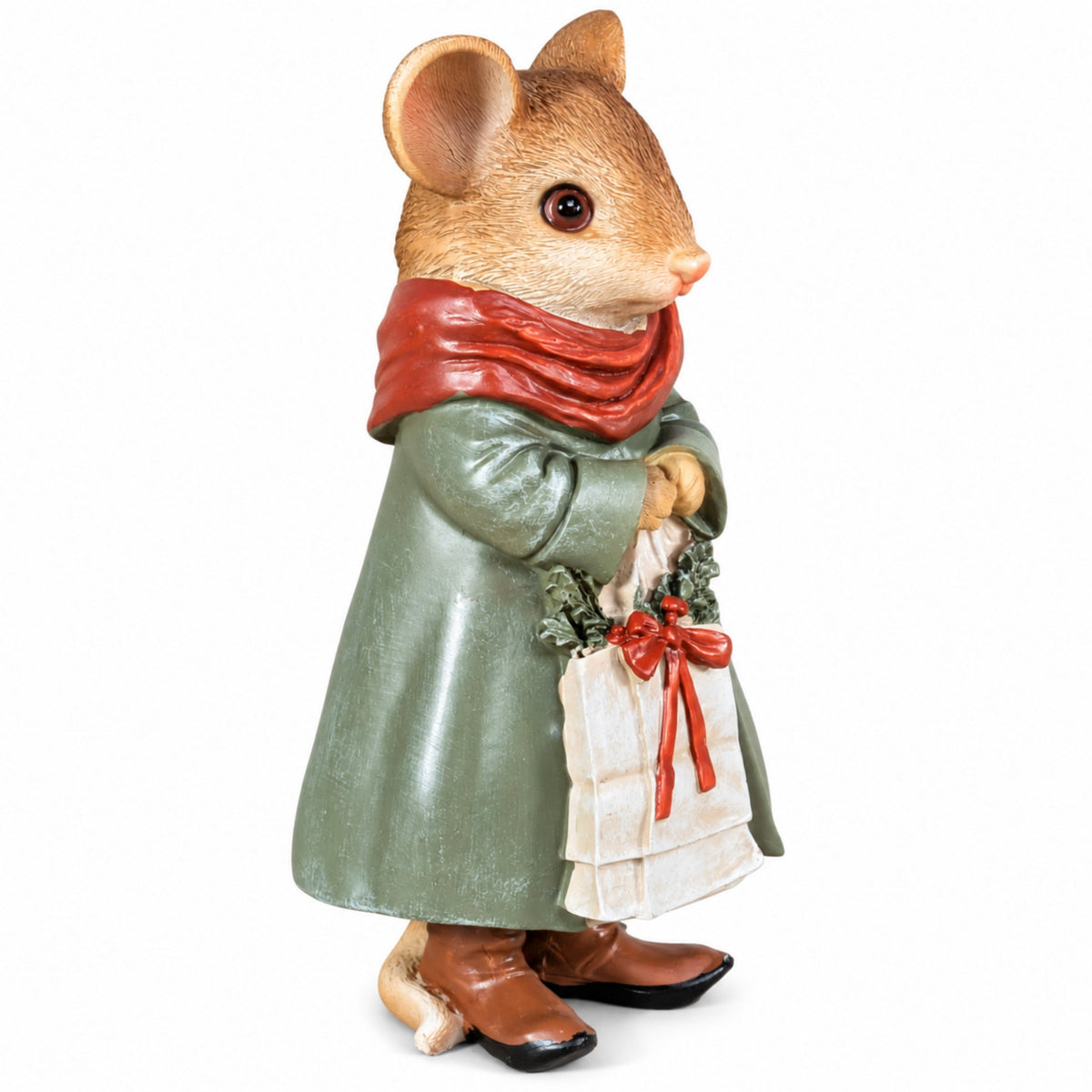 3 Motiven Weihnachtsmäuse Figuren aus Polyresin – Tischdeko, Winterdeko