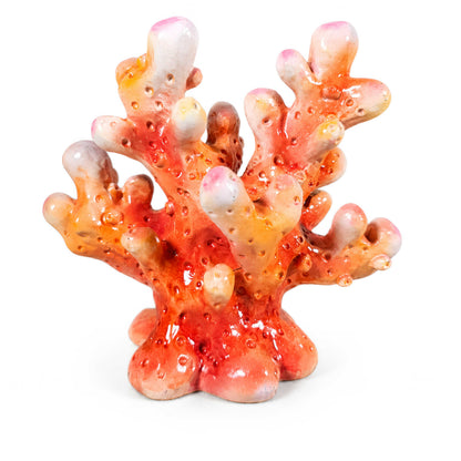 Glänzende Korallenfigur GlossiBande in Blau-Rosa oder Orange, 3 Größen