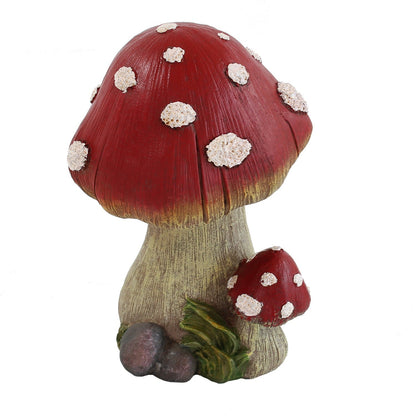 Fliegenpilz 18 cm Dekopilze Pilzfiguren Deko Fliegenpilz - Premium Dekoration