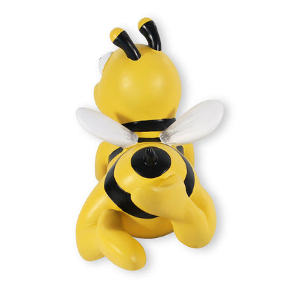 Gartenstecker Biene Bienen Figur fliegend Bienen Deko Bienen Gartenfigur