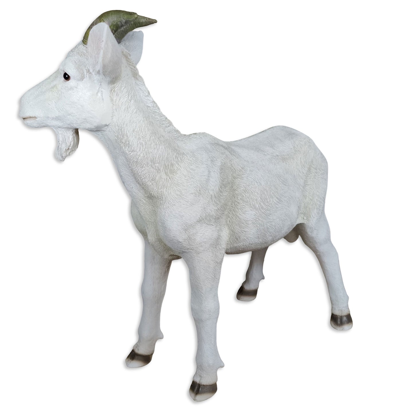 Ziegenbock Figur Bruce - Gartenfigur Ziege als Tierfigur Geißbock Deko für Garten, Terrasse & Hof