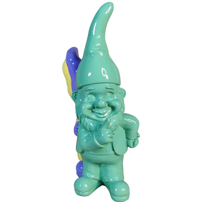 Gartenzwerg Zwergen Polonaise -GartenPoser- Zwerg Deko in Pastell Hochglanz 2 Größen (LinePoser)