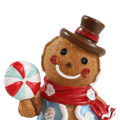 Lebkuchenmann Boy Weihnachts Tischdeko Weihnachtsfiguren Lebkuchen Deko - Elegante Figur