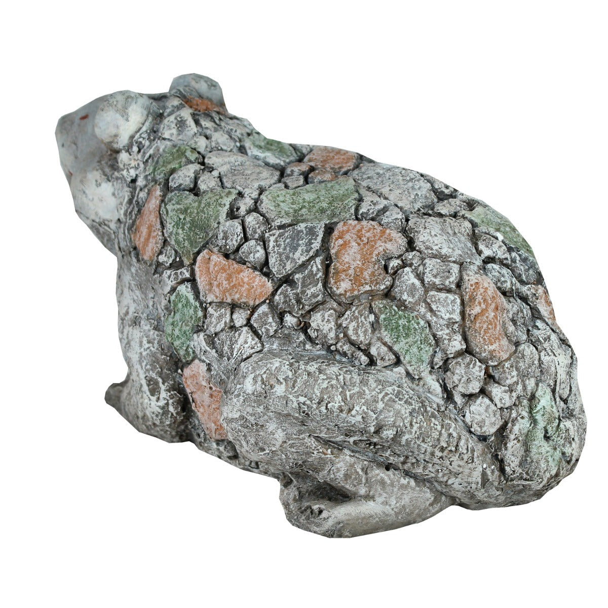 Frosch Dekofigur für den Garten in Steinoptik – Tierfigur