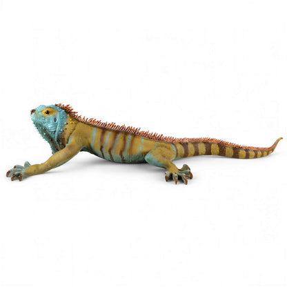 Große Deko-Echse, bunte Wandfigur zum Aufhängen für Haus & Garten, 94 cm