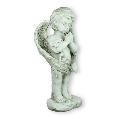 Jungen-Engel Dekofigur als Grabfigur – Gedenkfigur mit Flügeln