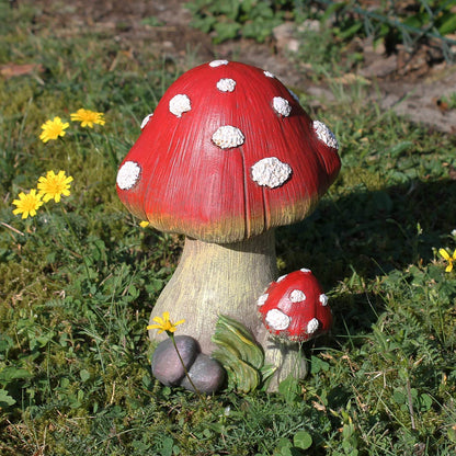 Fliegenpilz 18 cm Dekopilze Pilzfiguren Deko Fliegenpilz - Premium Dekoration