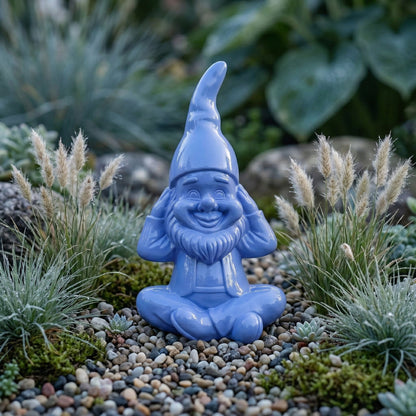 Gartenzwerg nichts hören -GartenPoser- Zwerg Deko in Pastell Hochglanz 2 Größen 6 Farben (EarPoser)