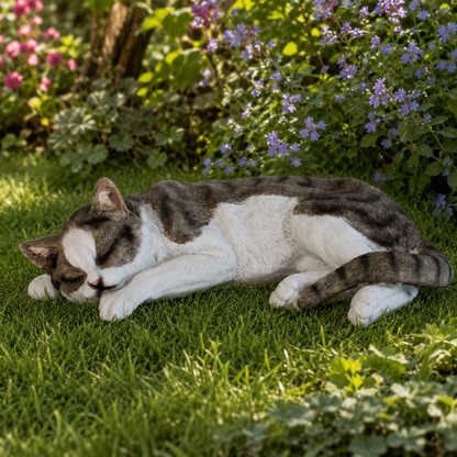 Murli Katzen Dekofigur für den Garten & Wohnraum – realistische Optik