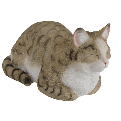 Deko Katze lebensecht Katzenfigur Emma Gartenfigur Katze - Elegante Figur