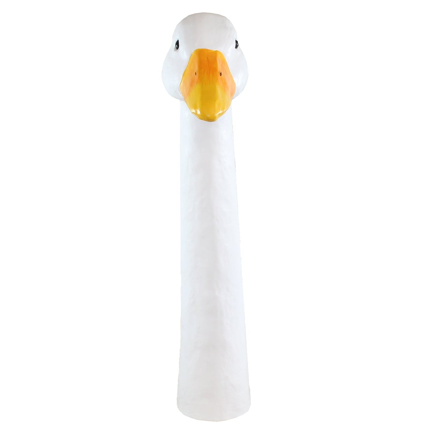 Gartenfigur Gans Gänsekopf groß 56 cm Gartenstecker Gänsehals Gänse Deko Garten Dekoration