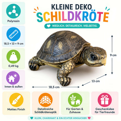 Realistische Schildkrötenfigur – Tierdeko für Garten & Zuhause