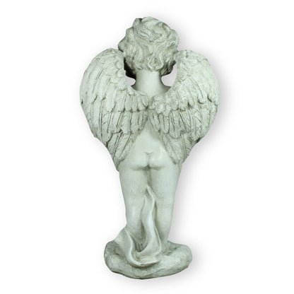 Jungen-Engel Dekofigur als Grabfigur – Gedenkfigur mit Flügeln