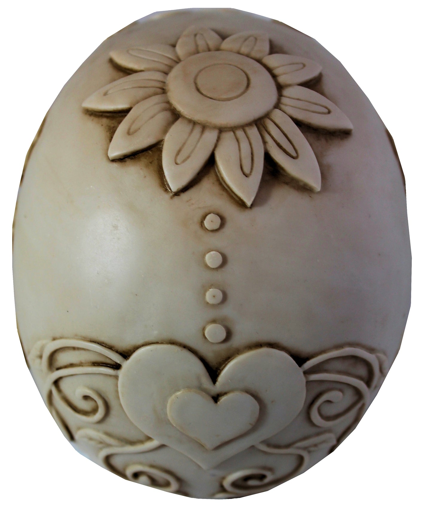 Totenkopf Dekofigur mit Sonnenblume – mystische Gothic Figur