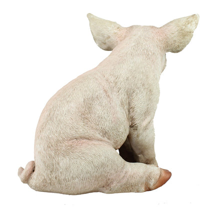 Schwein Figur Ferkel Trixi Figur Deko Schwein sitzend 23 cm