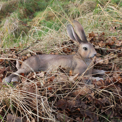 Hasenfigur Hase Figur liegend Theo – Deko Hase als Deko Osterhase und Osterdeko Hase für Garten & Zuhause