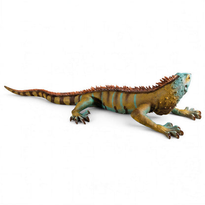 Große Deko-Echse, bunte Wandfigur zum Aufhängen für Haus & Garten, 94 cm