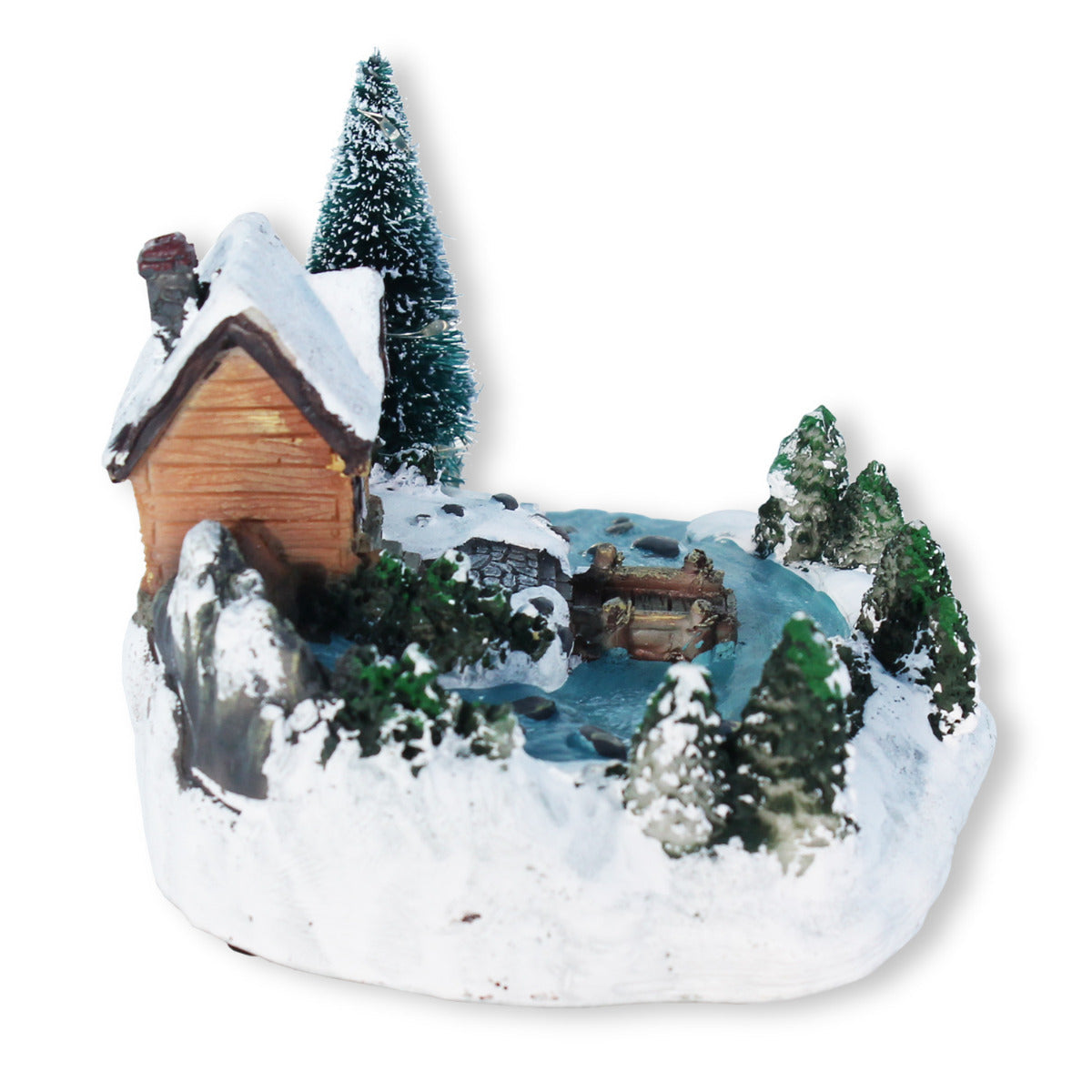 LED Weihnachtsstadt Dekofigur – beleuchtete Figurenlandschaft