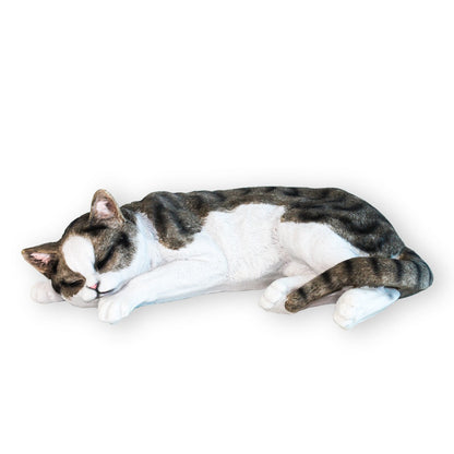 Dekofigur Hauskatze "Murli" Stubentiger Katze Tierdeko Dekoration - Premium Dekoration