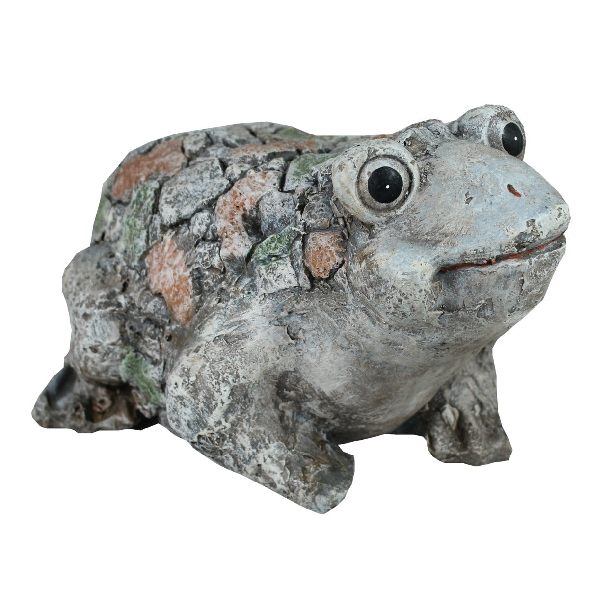 Frosch Dekofigur für den Garten in Steinoptik – Tierfigur