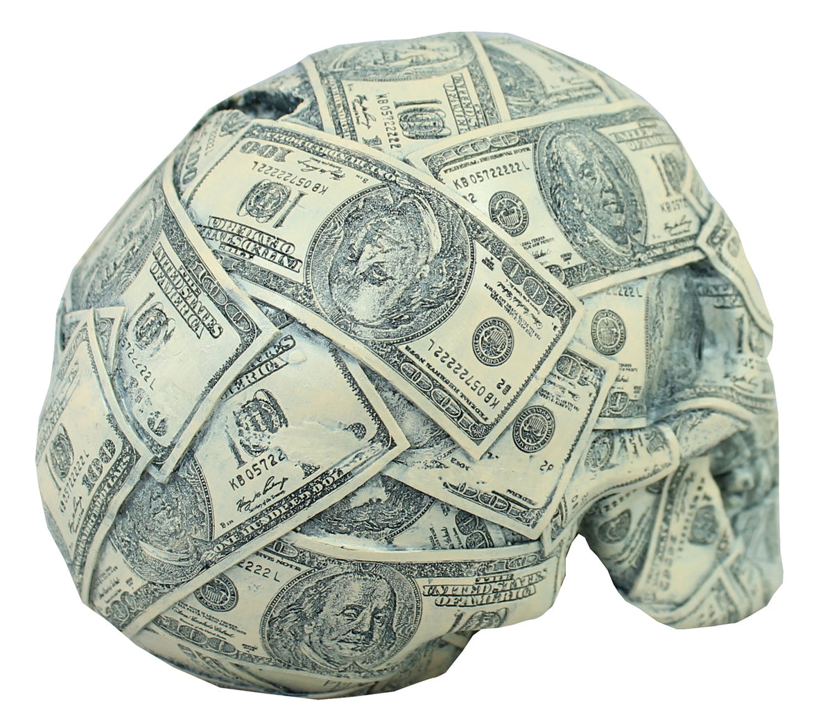 Totenkopf Spardose als Dekofigur – Dollar Design für Kinder & Erwachsene